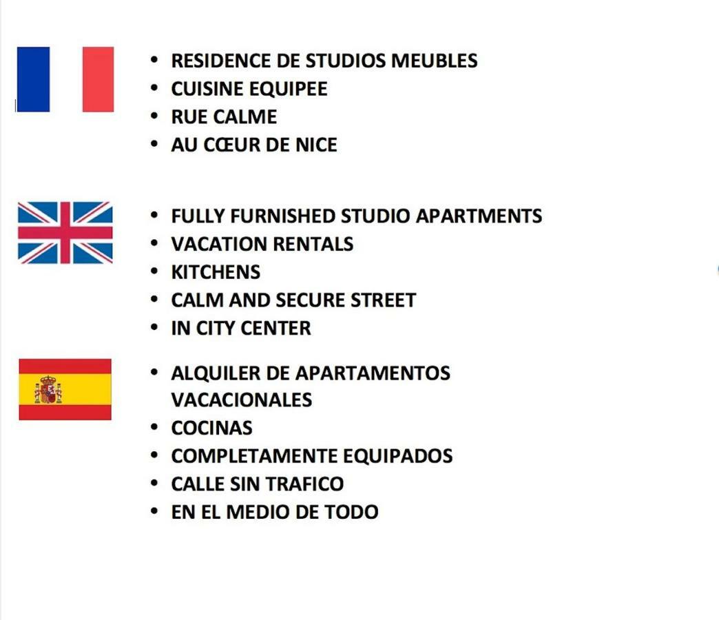 Studios Cenac Riviera Nizza Exterior foto